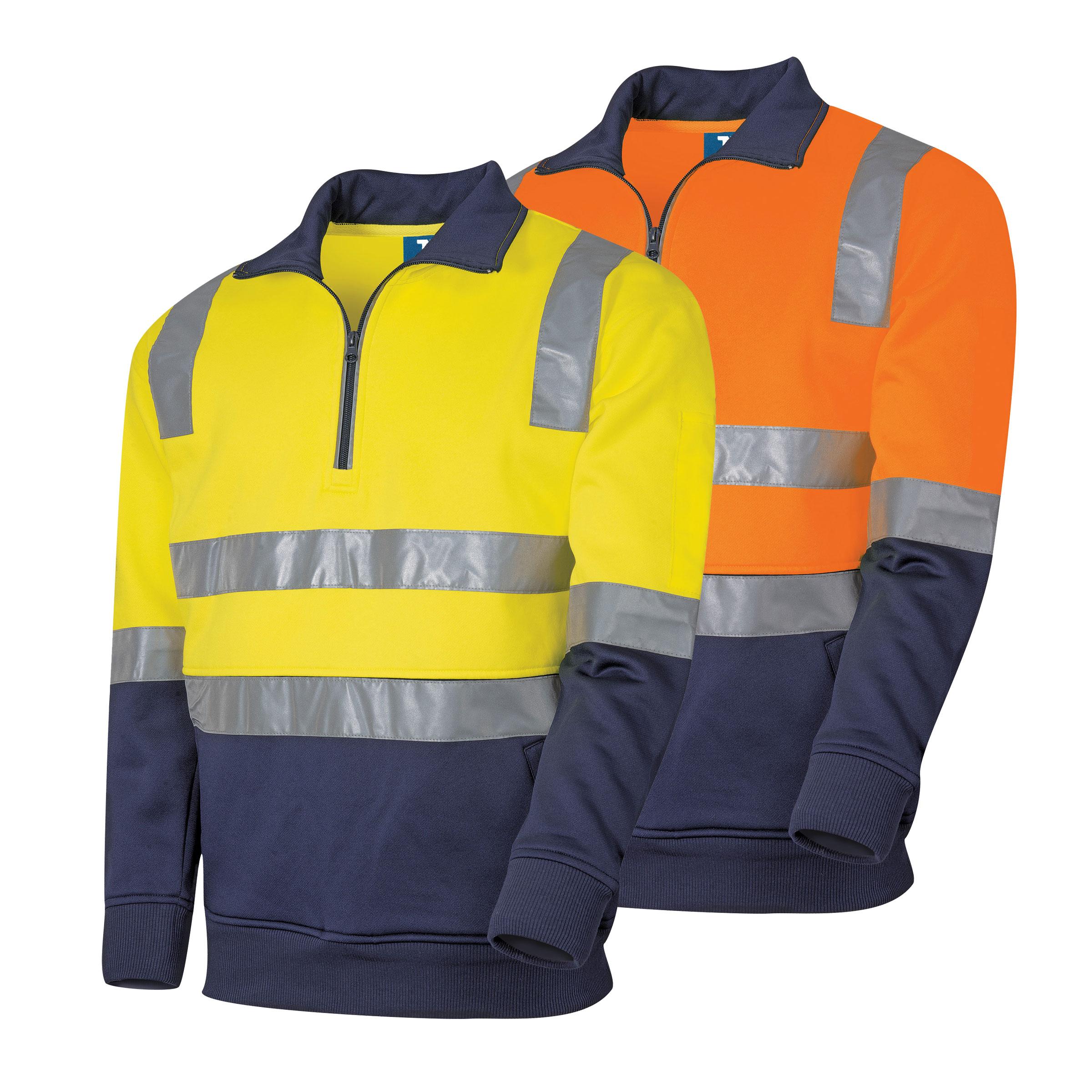 1/4 Zip Fleece Taped Workwear Jumper